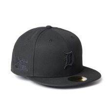 画像1: NEW ERA   59FIFTY MLB Black on Black デトロイト・タイガース ブラック (1)