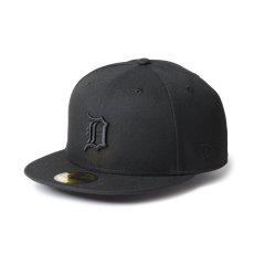 画像5: NEW ERA   59FIFTY MLB Black on Black デトロイト・タイガース ブラック (5)