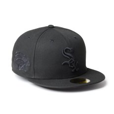 画像1: NEW ERA  59FIFTY MLB Black on Black シカゴ・ホワイトソックス ブラック (1)