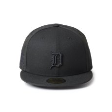 画像3: NEW ERA   59FIFTY MLB Black on Black デトロイト・タイガース ブラック (3)