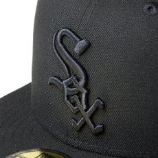 画像8: NEW ERA  59FIFTY MLB Black on Black シカゴ・ホワイトソックス ブラック (8)