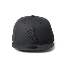 画像3: NEW ERA  59FIFTY MLB Black on Black シカゴ・ホワイトソックス ブラック (3)