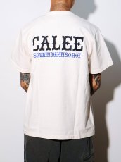 画像4: CALEE  GARMENT DYE CALEE LOGO TEE (4)
