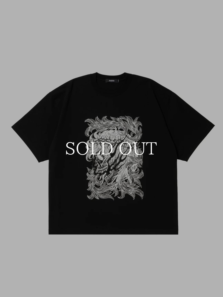 画像1: ANTIDOTE BUYERS CLUB   Pima Cotton S/S Tee (Leaf Skull) (1)