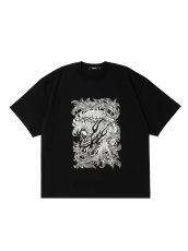 画像1: ANTIDOTE BUYERS CLUB   Pima Cotton S/S Tee (Leaf Skull) (1)