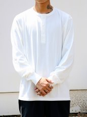 画像2: nonnative  TROOPER L/S HENRY NECK TEE COTTON JERSEY (2)