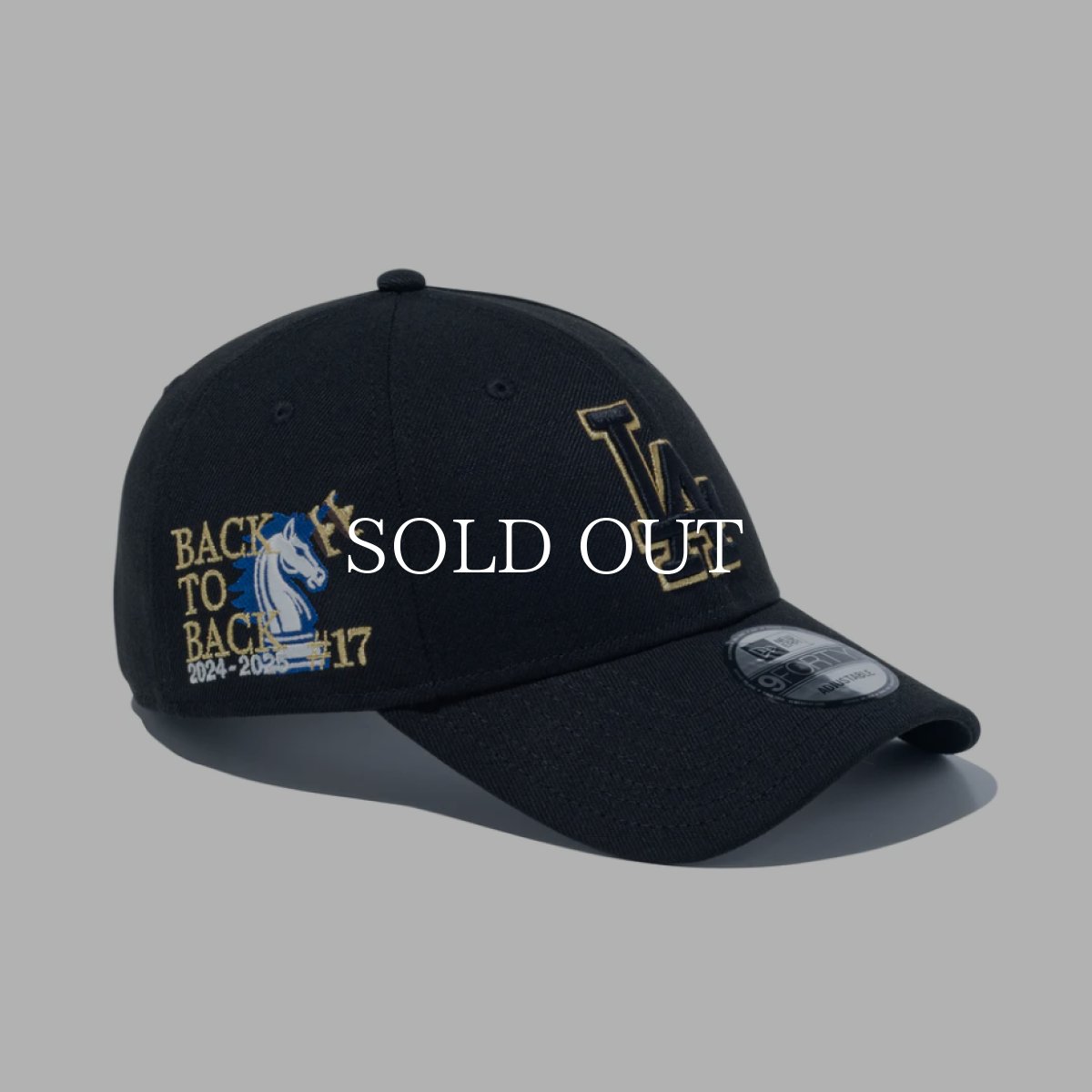 画像1: NEW ERA  9FORTY Shohei Ohtani MVP Back to Back ロサンゼルス・ドジャース ブラック (1)