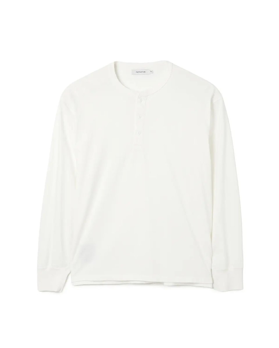 画像1: nonnative  TROOPER L/S HENRY NECK TEE COTTON JERSEY (1)