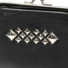 画像4: CALEE  STUDS LEATHER INTERNAL FLEX FRAME TYPE MULTI WALLET (4)