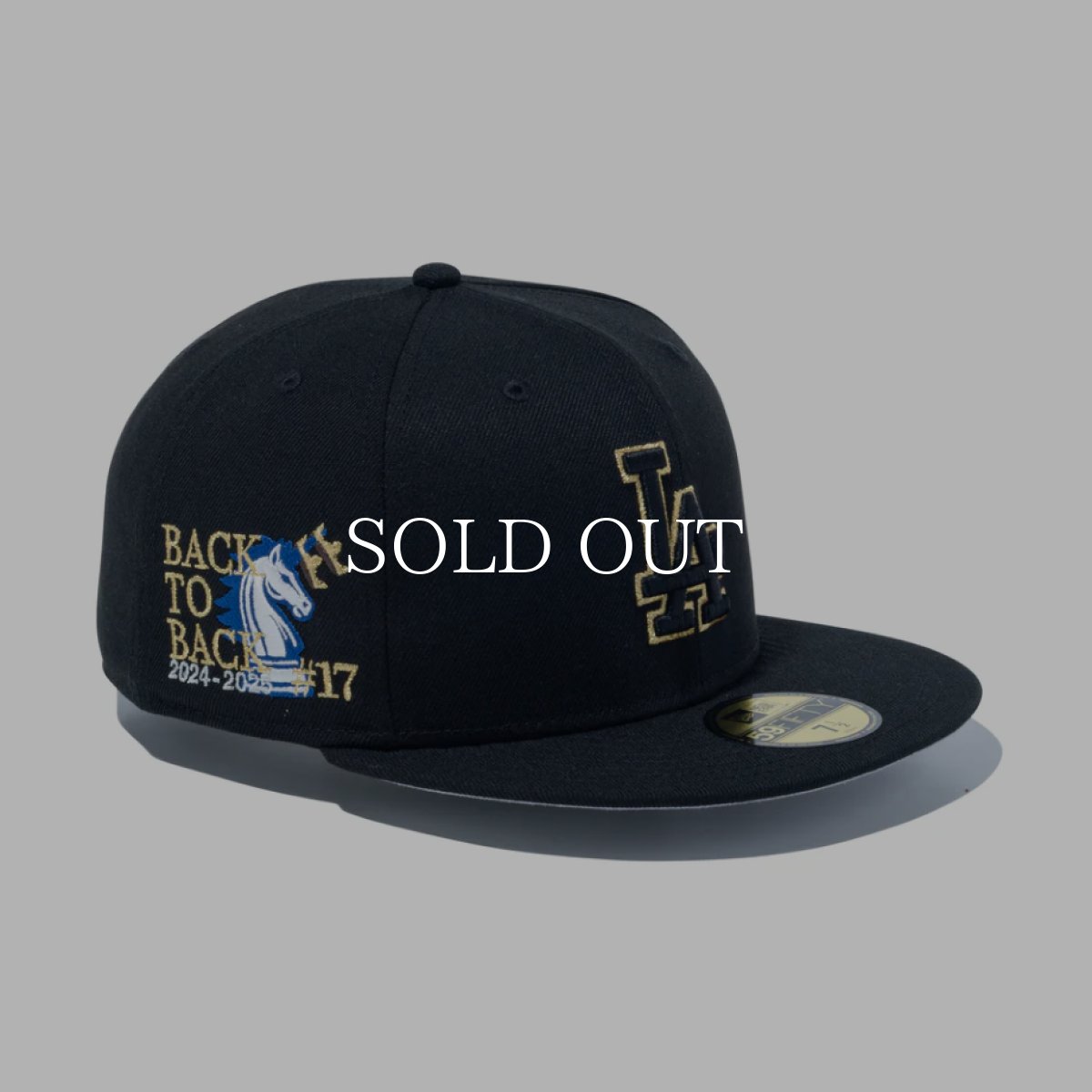 画像1: NEW ERA  59FIFTY Shohei Ohtani MVP Back to Back ロサンゼルス・ドジャース ブラック (1)