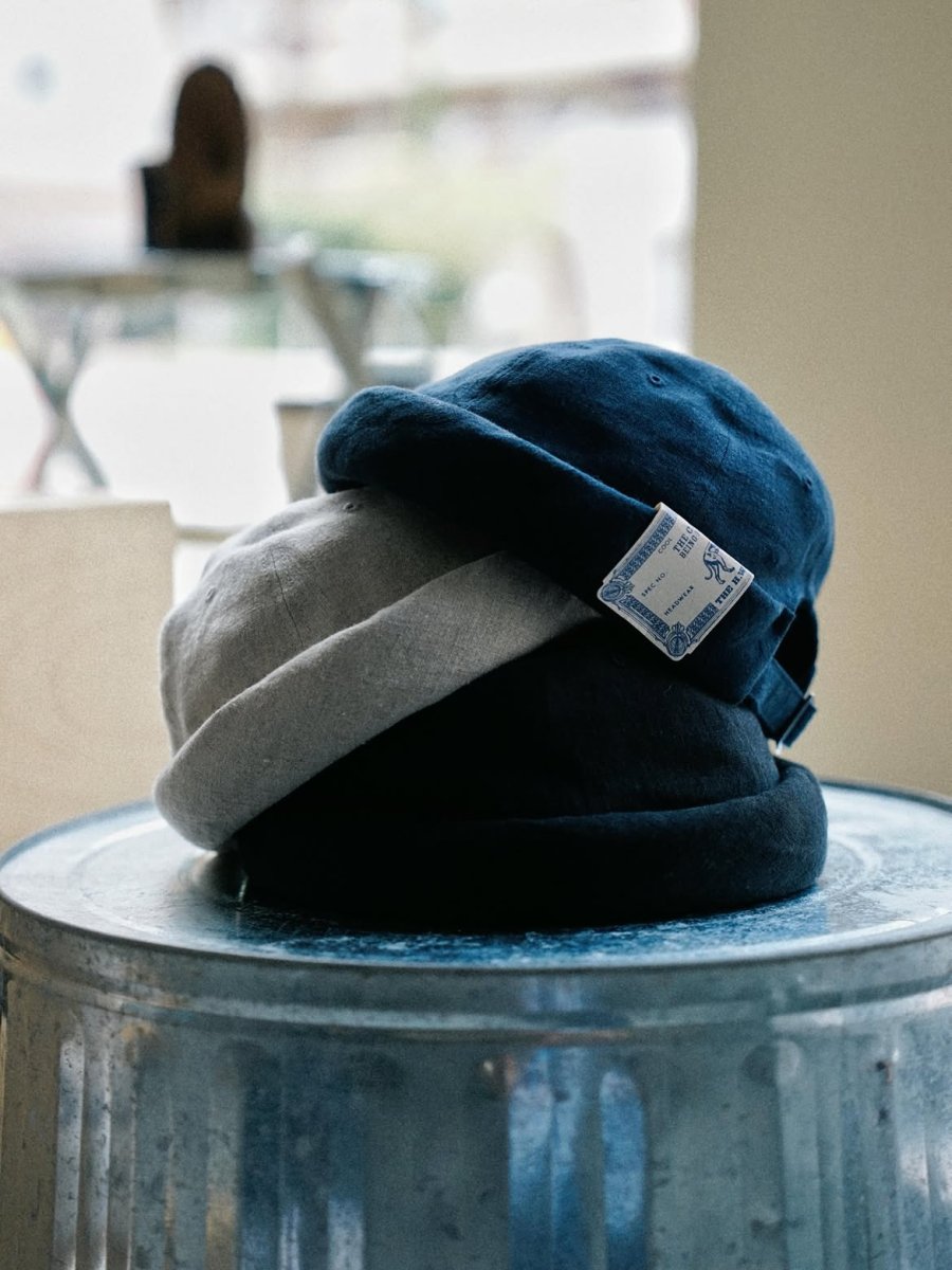 画像25: THE H.W.DOG&CO.  LINEN CANVAS ROLL CAP (25)
