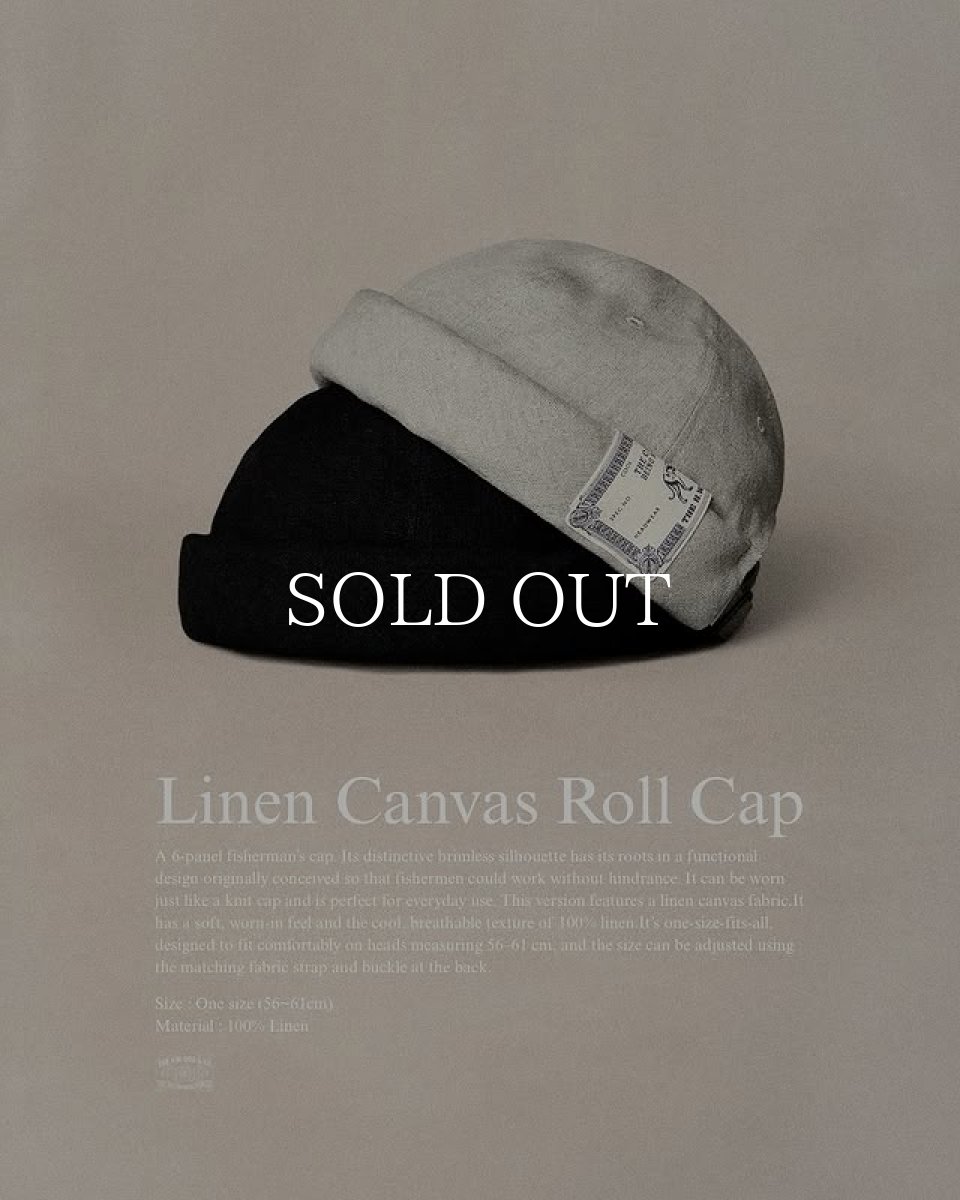 画像17: THE H.W.DOG&CO.  LINEN CANVAS ROLL CAP (17)