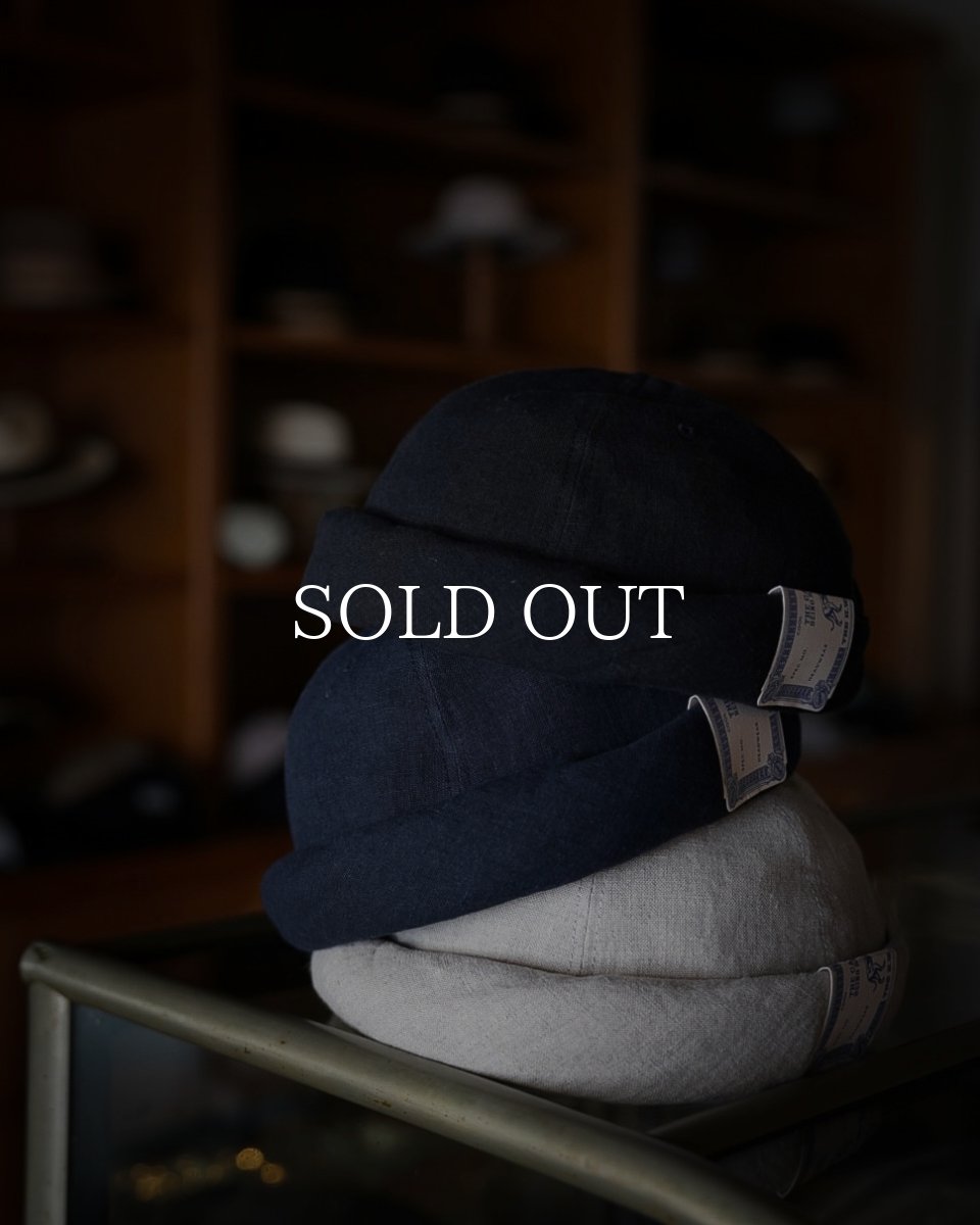 画像22: THE H.W.DOG&CO.  LINEN CANVAS ROLL CAP (22)