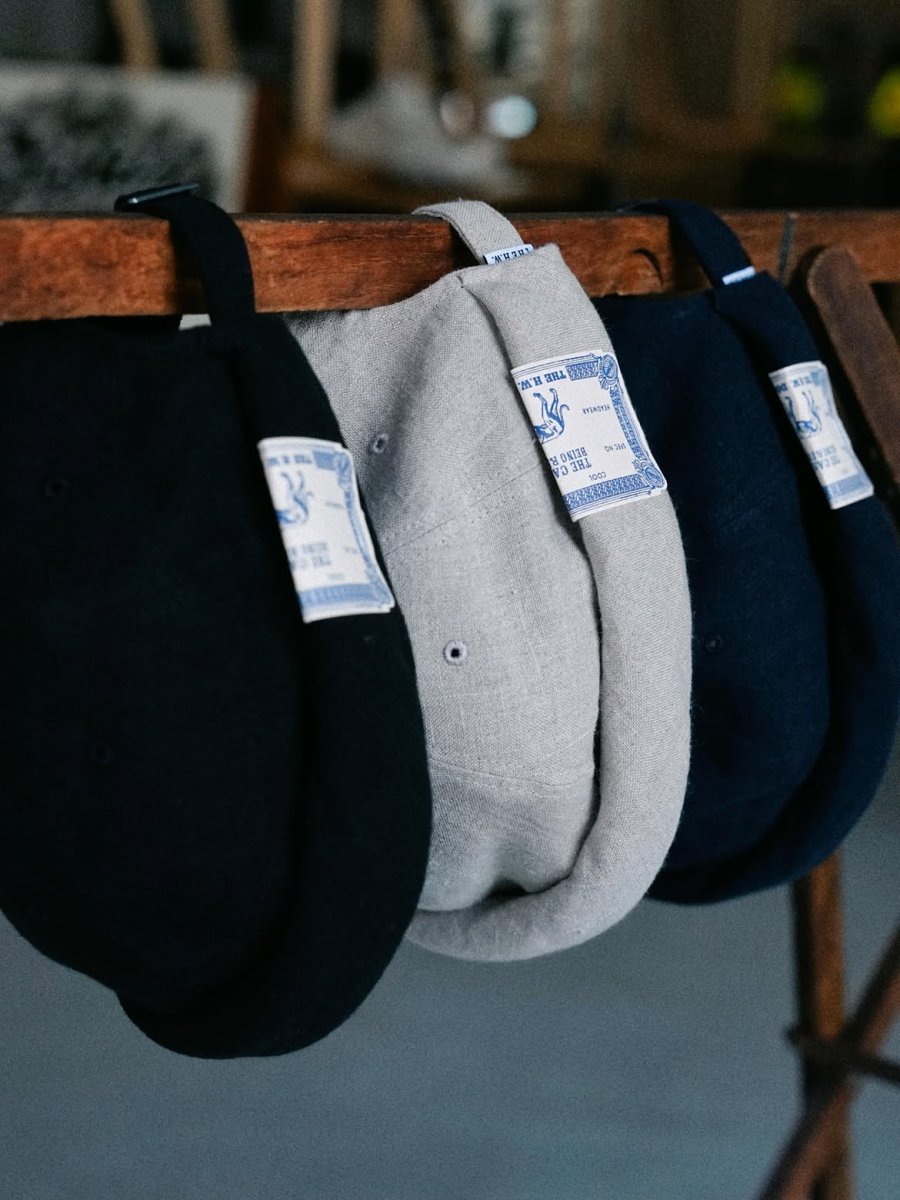 画像22: THE H.W.DOG&CO.  LINEN CANVAS ROLL CAP (22)