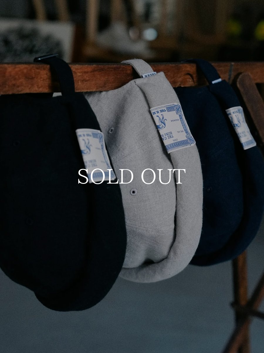 画像21: THE H.W.DOG&CO.  LINEN CANVAS ROLL CAP (21)