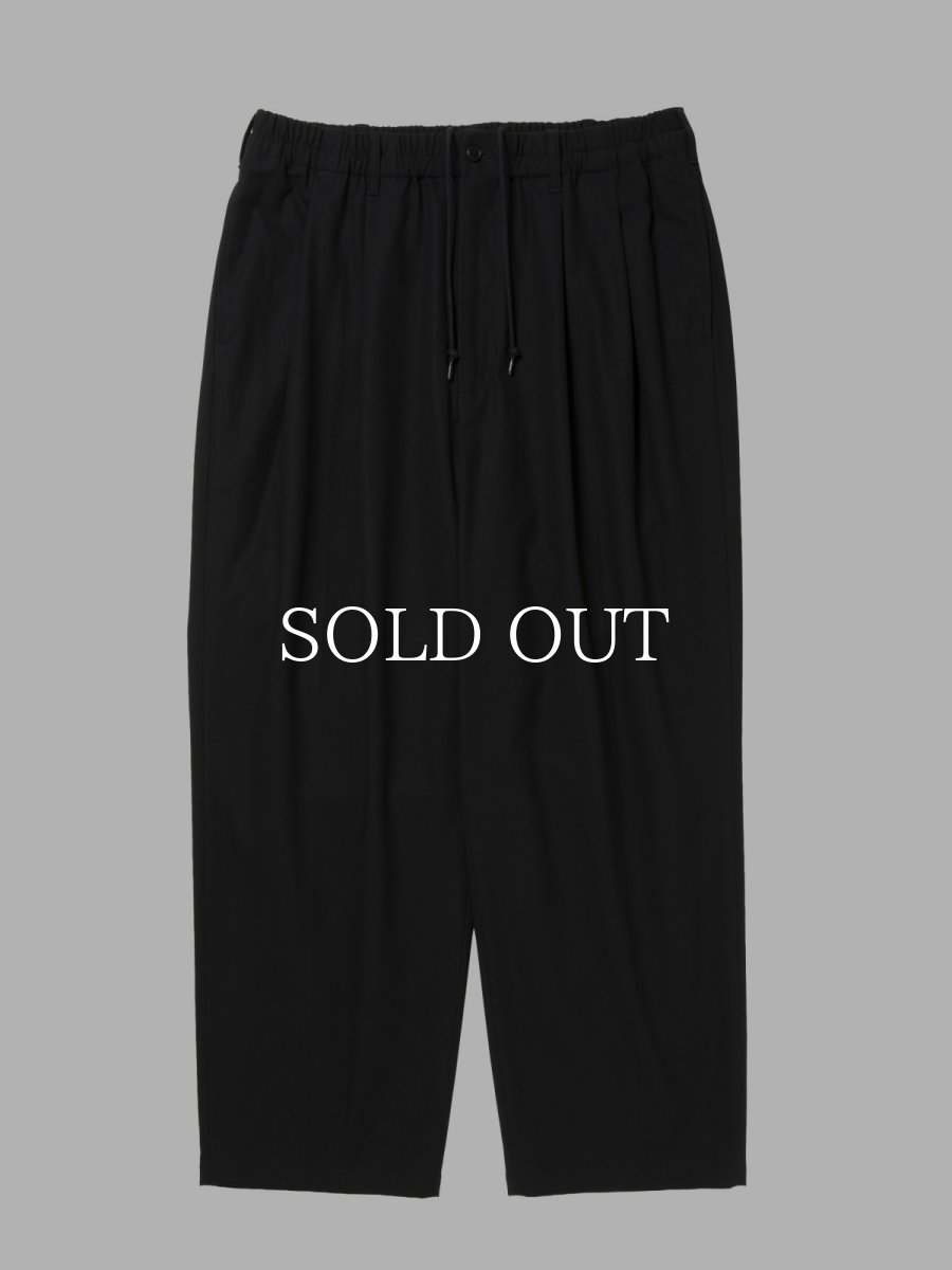 画像1: COOTIE PRODUCTIONS   Cotton Gabardine 2 Tuck Easy Pants (1)