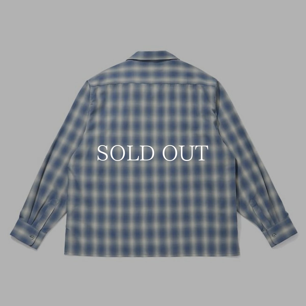 画像2: HideandSeek  Ombre Check L/S Shirt(26aw) (2)