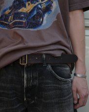 画像8: ANACHRONORM  DOUBLE PIN LEATHER BELT (8)