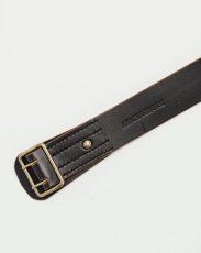 画像3: ANACHRONORM  DOUBLE PIN LEATHER BELT (3)