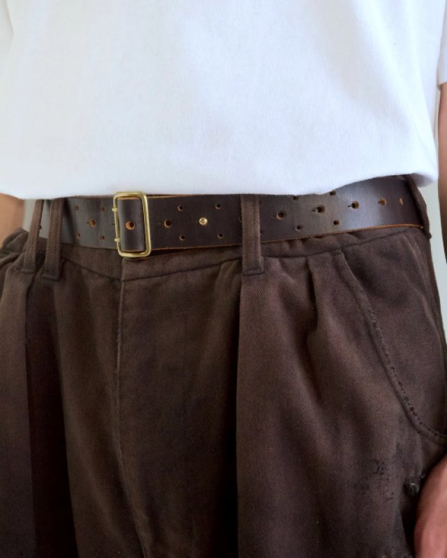 ANACHRONORM DOUBLE PIN LEATHER BELT ANBB045 公式通販