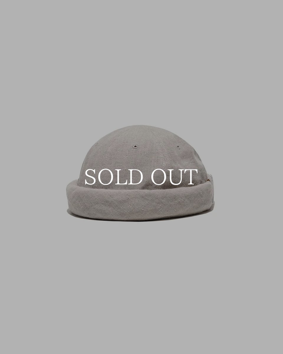 画像7: THE H.W.DOG&CO.  LINEN CANVAS ROLL CAP (7)