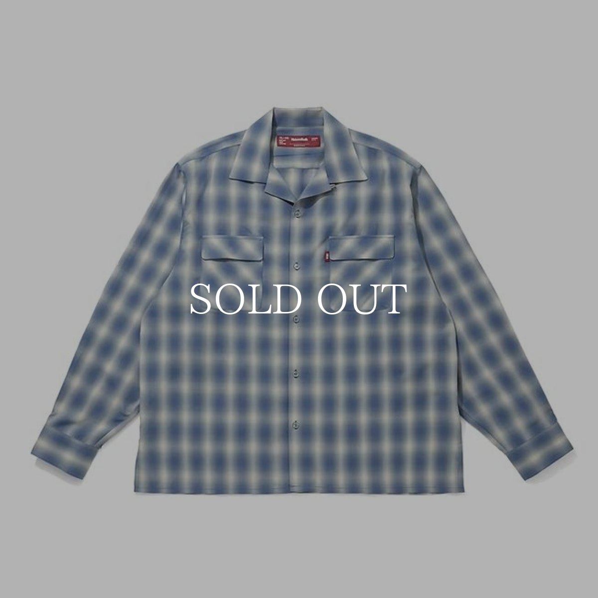 画像1: HideandSeek  Ombre Check L/S Shirt(26aw) (1)