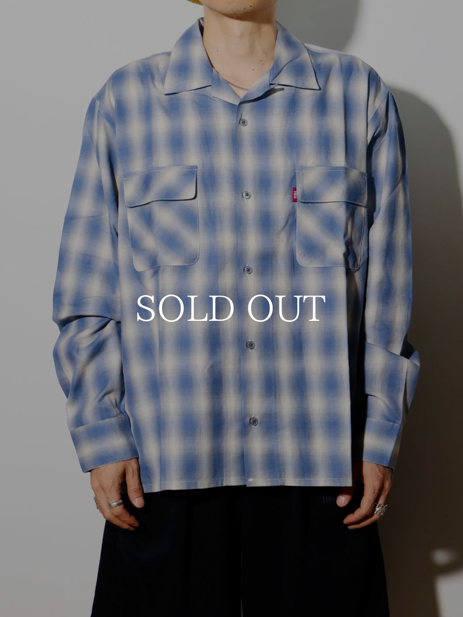 画像4: HideandSeek  Ombre Check L/S Shirt(26aw) (4)