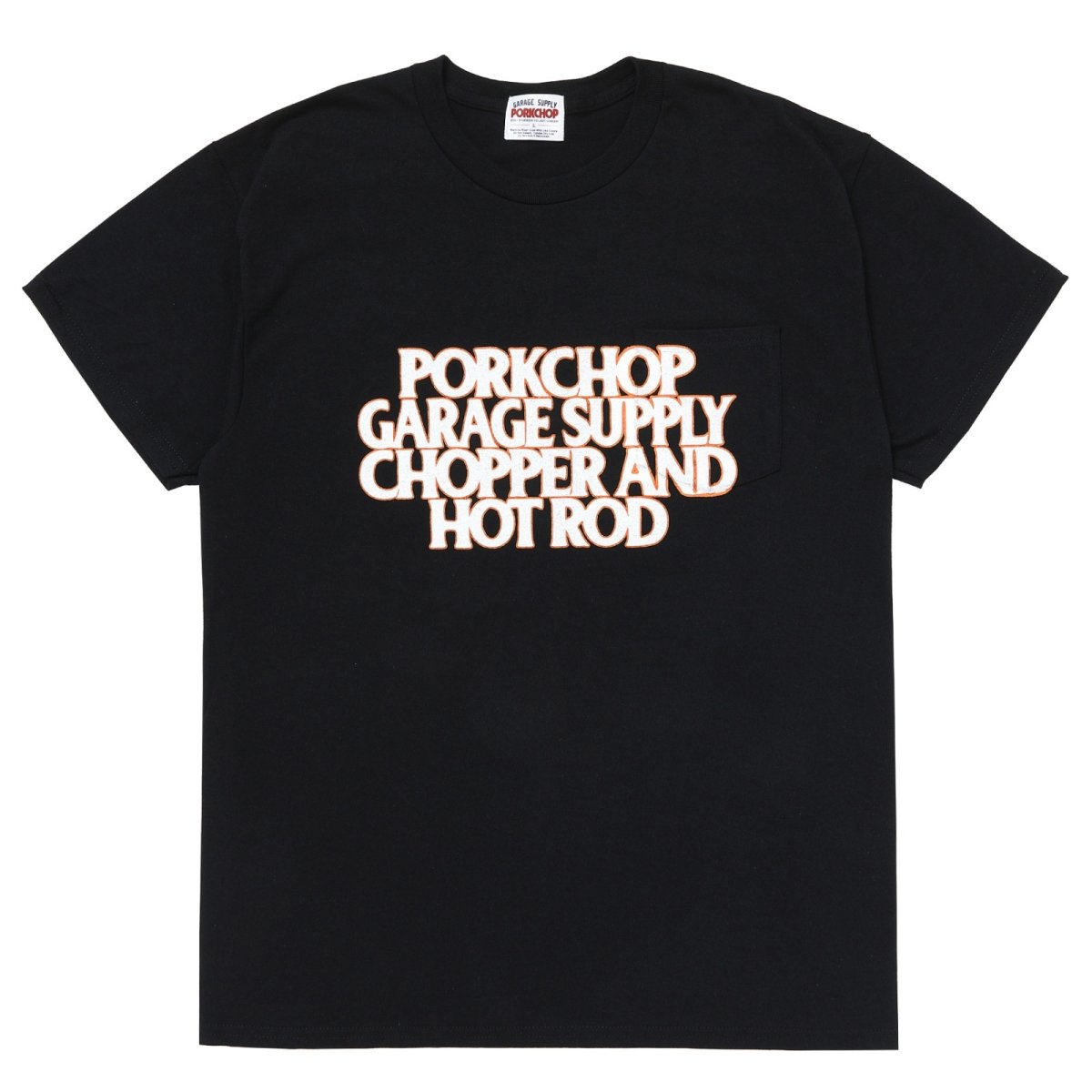 画像1: PORKCHOP GARAGE SUPPLY  C&H LOGO POCKET TEE (1)