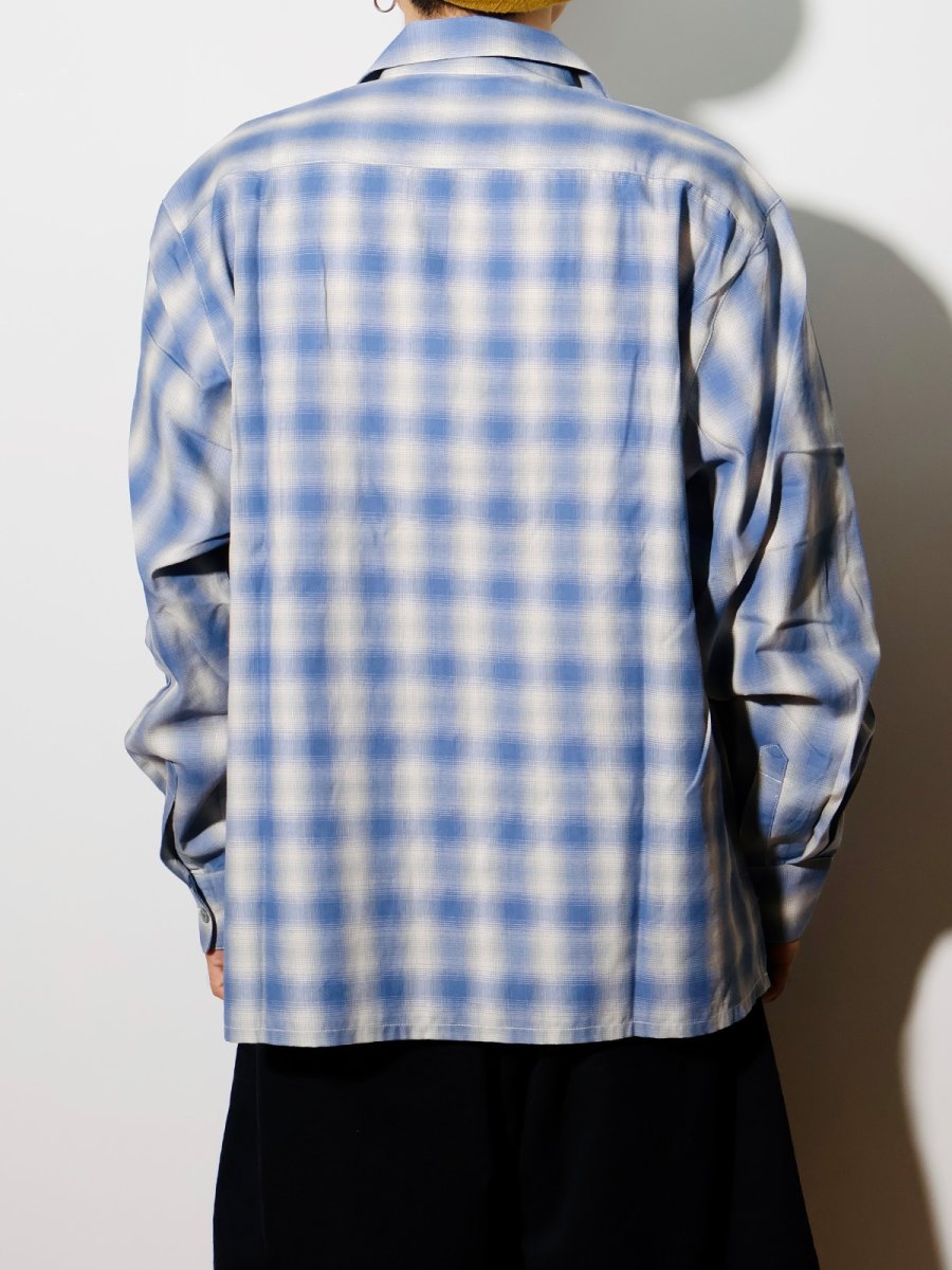 画像6: HideandSeek  Ombre Check L/S Shirt(26aw) (6)