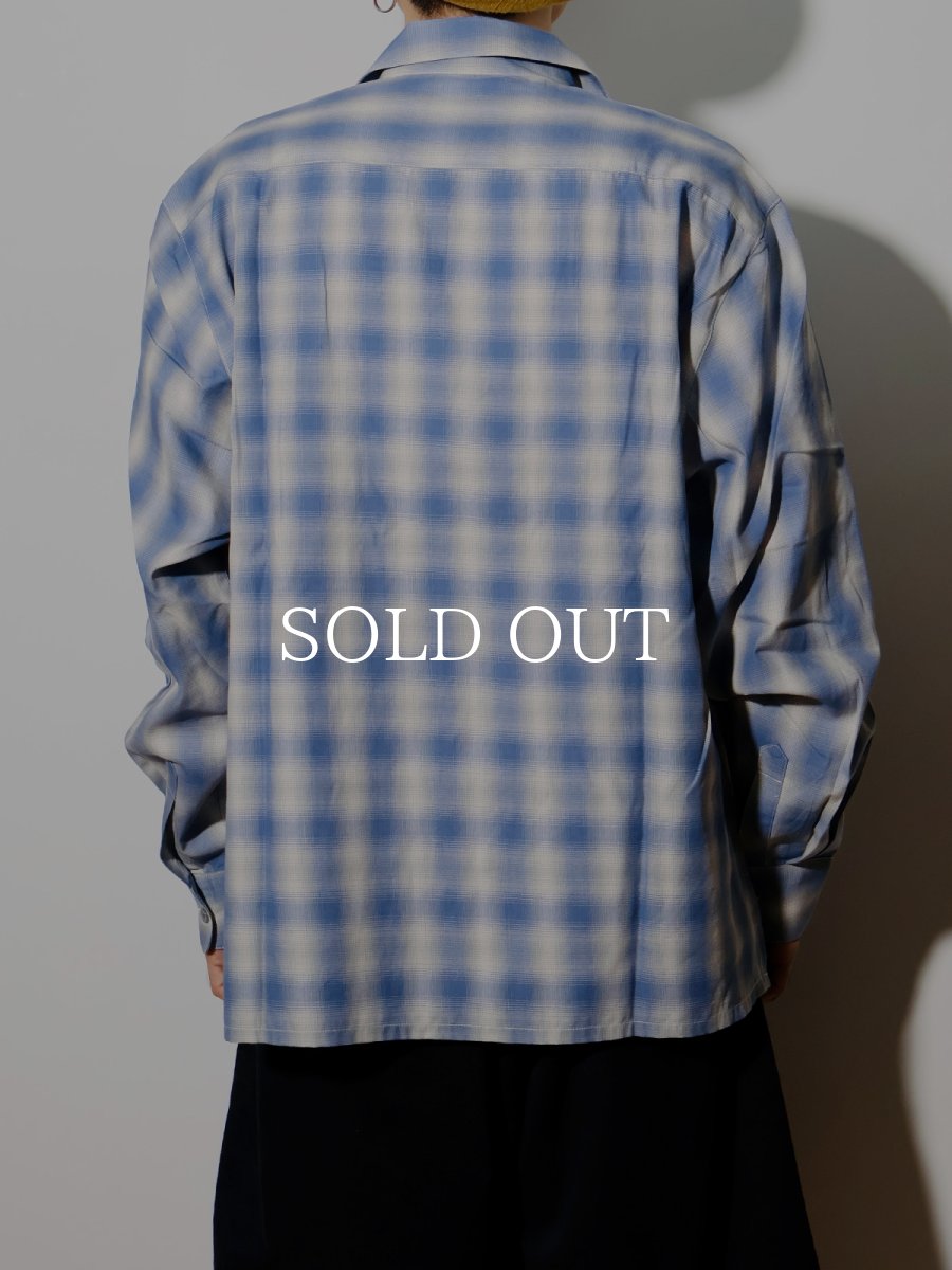 画像6: HideandSeek  Ombre Check L/S Shirt(26aw) (6)