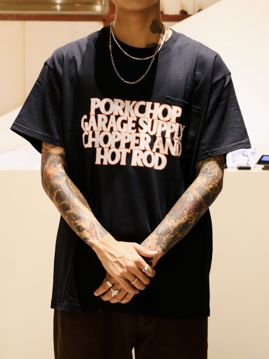 画像3: PORKCHOP GARAGE SUPPLY  C&H LOGO POCKET TEE (3)