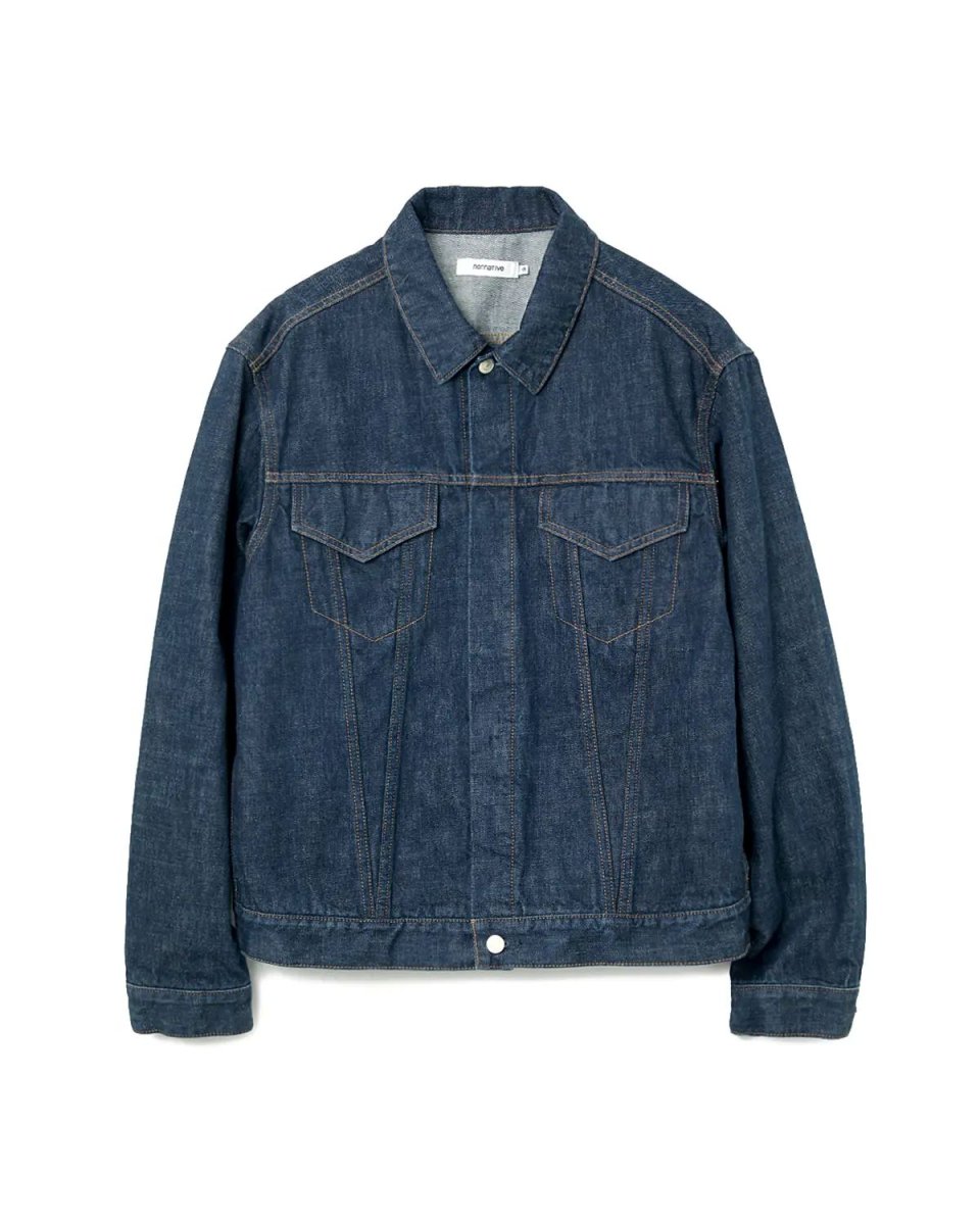 画像1: nonnative  TRUCKER BLOUSON COTTON 13.5oz DENIM OW (1)