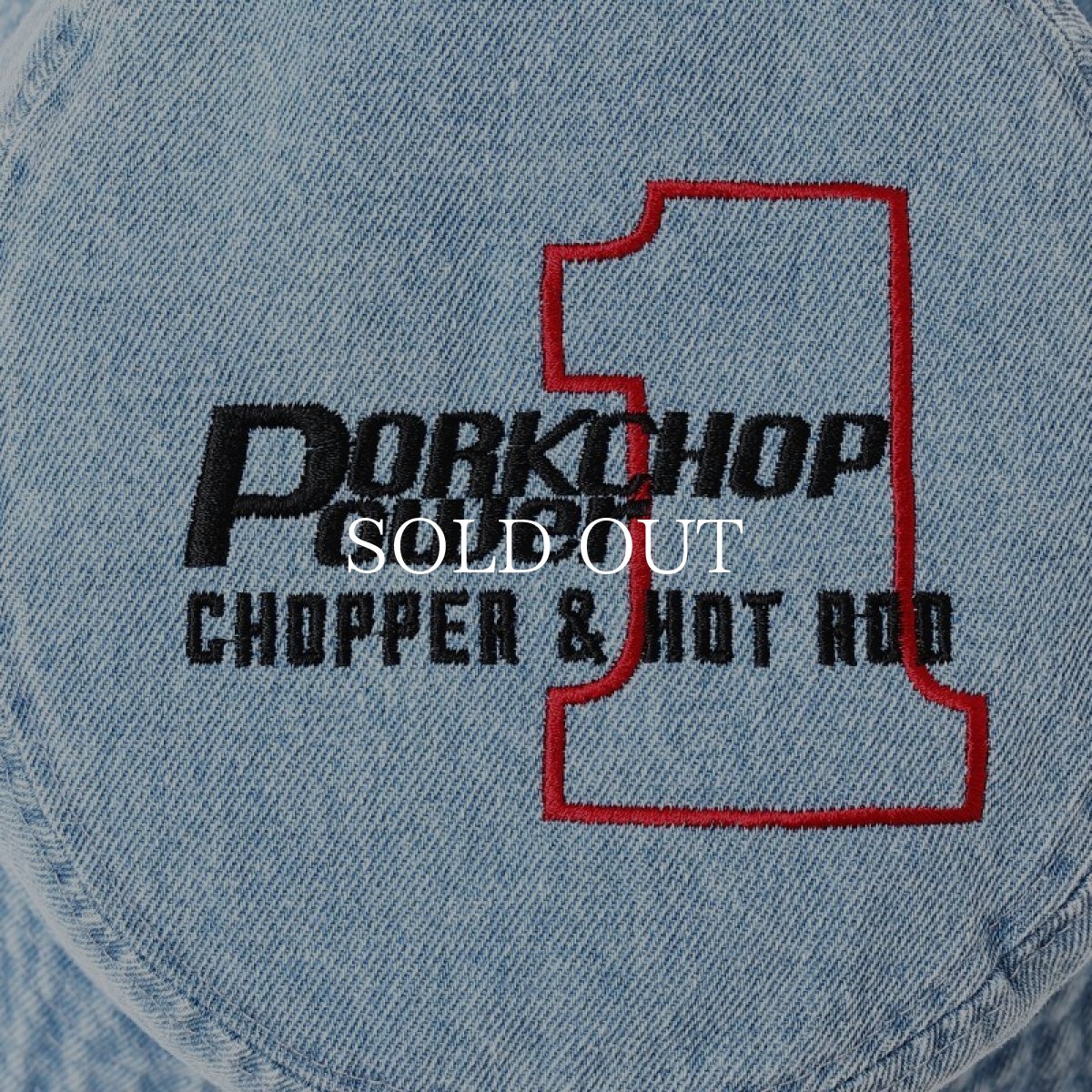 画像12: PORKCHOP GARAGE SUPPLY  P POWER DENIM BUCKET HAT (12)