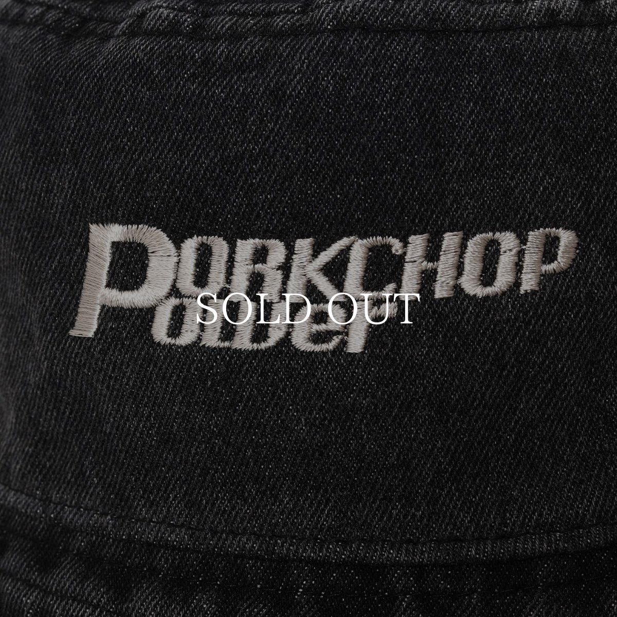 画像6: PORKCHOP GARAGE SUPPLY  P POWER DENIM BUCKET HAT (6)