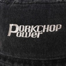 画像6: PORKCHOP GARAGE SUPPLY  P POWER DENIM BUCKET HAT (6)