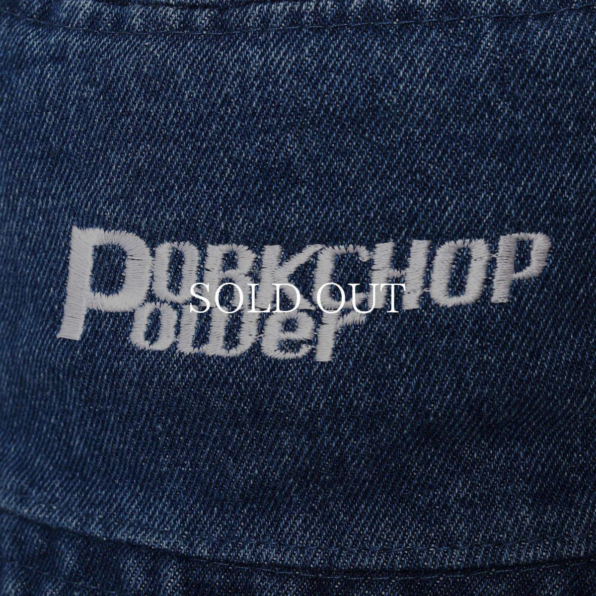 画像16: PORKCHOP GARAGE SUPPLY  P POWER DENIM BUCKET HAT (16)