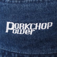画像16: PORKCHOP GARAGE SUPPLY  P POWER DENIM BUCKET HAT (16)