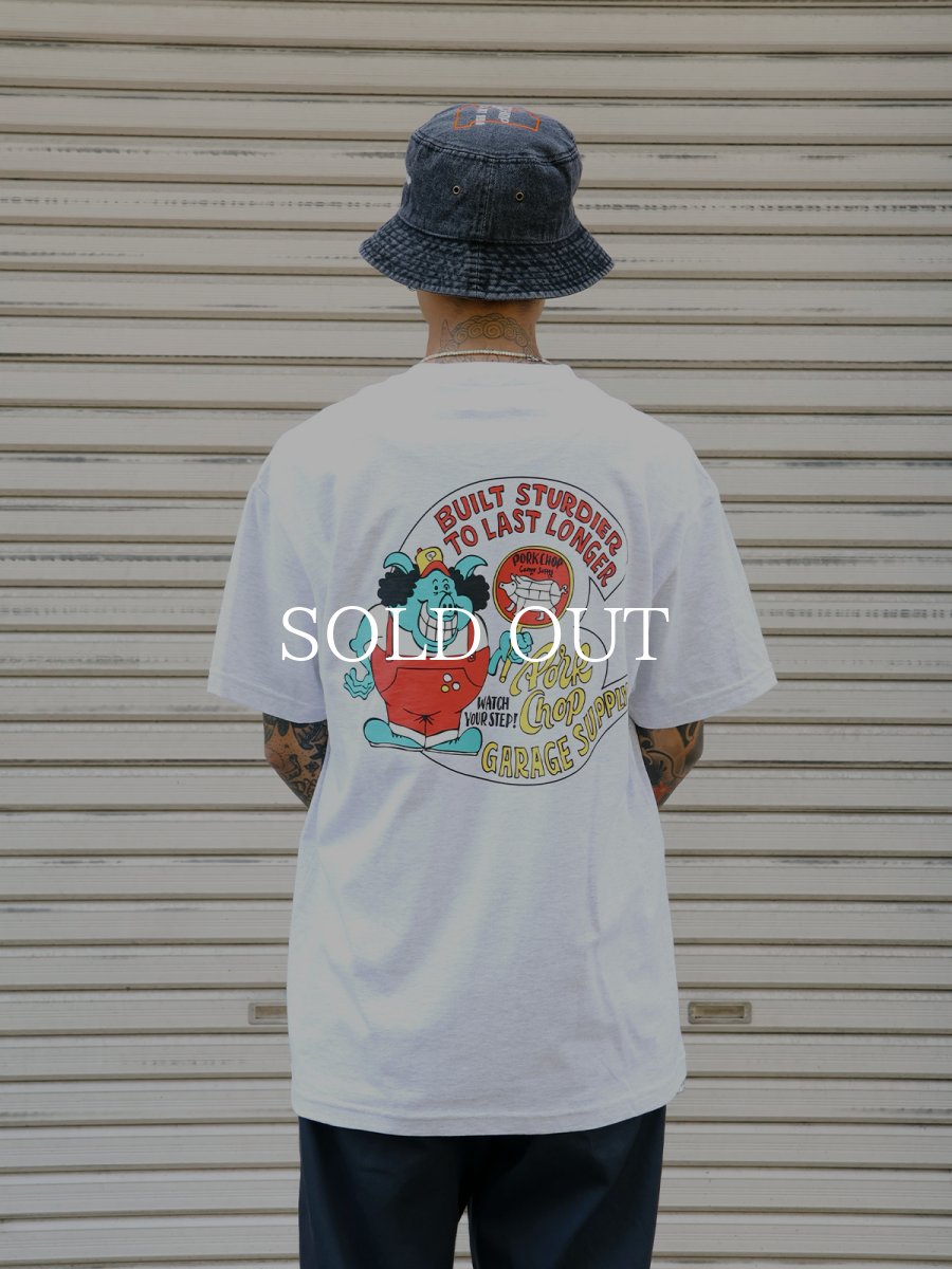 画像4: PORKCHOP GARAGE SUPPLY  P POWER DENIM BUCKET HAT (4)