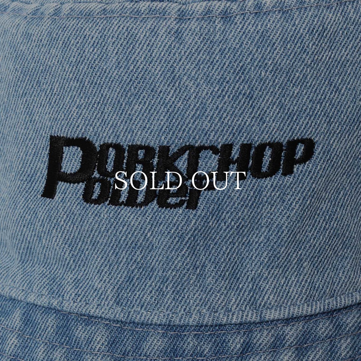 画像11: PORKCHOP GARAGE SUPPLY  P POWER DENIM BUCKET HAT (11)