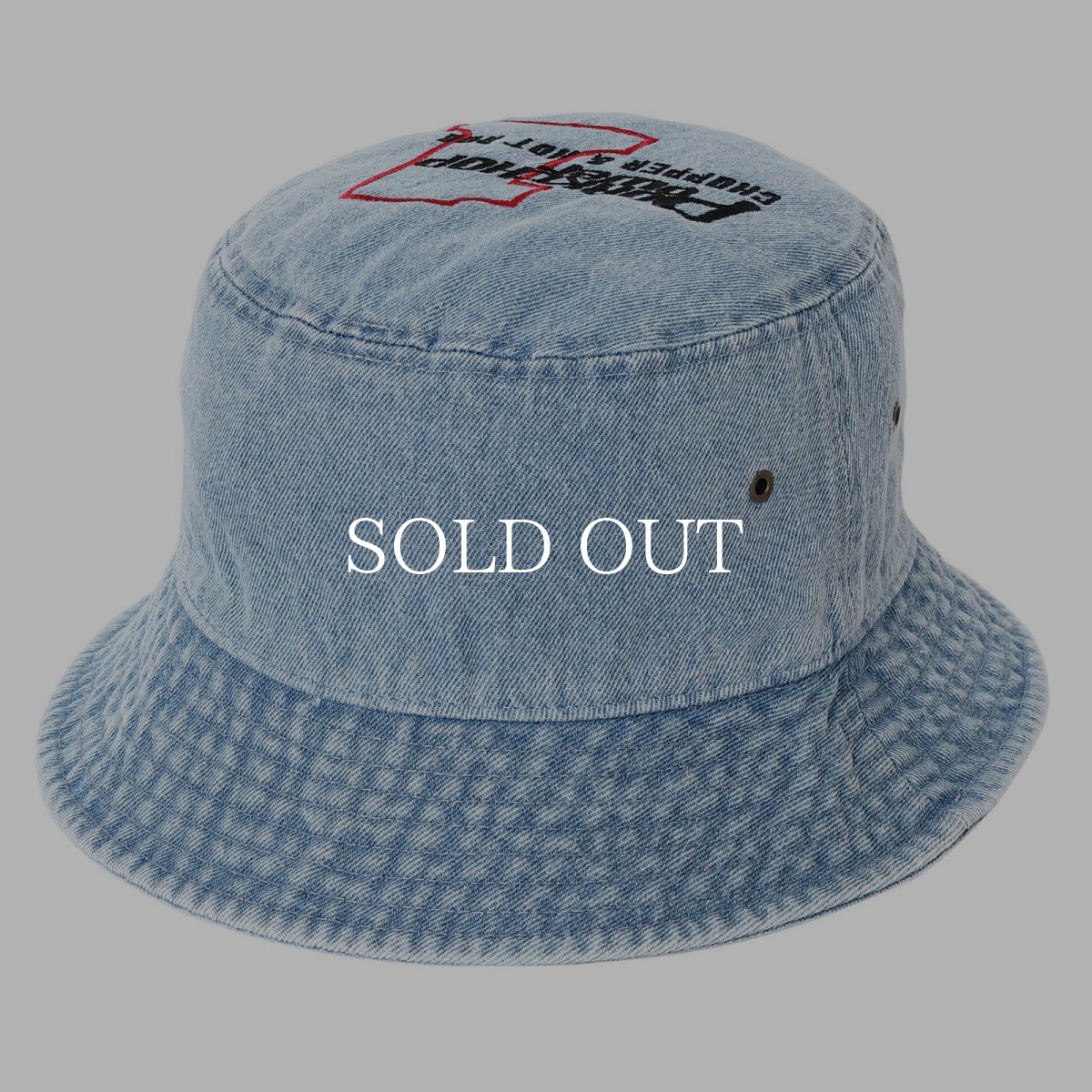 画像10: PORKCHOP GARAGE SUPPLY  P POWER DENIM BUCKET HAT (10)