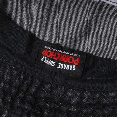画像8: PORKCHOP GARAGE SUPPLY  P POWER DENIM BUCKET HAT (8)