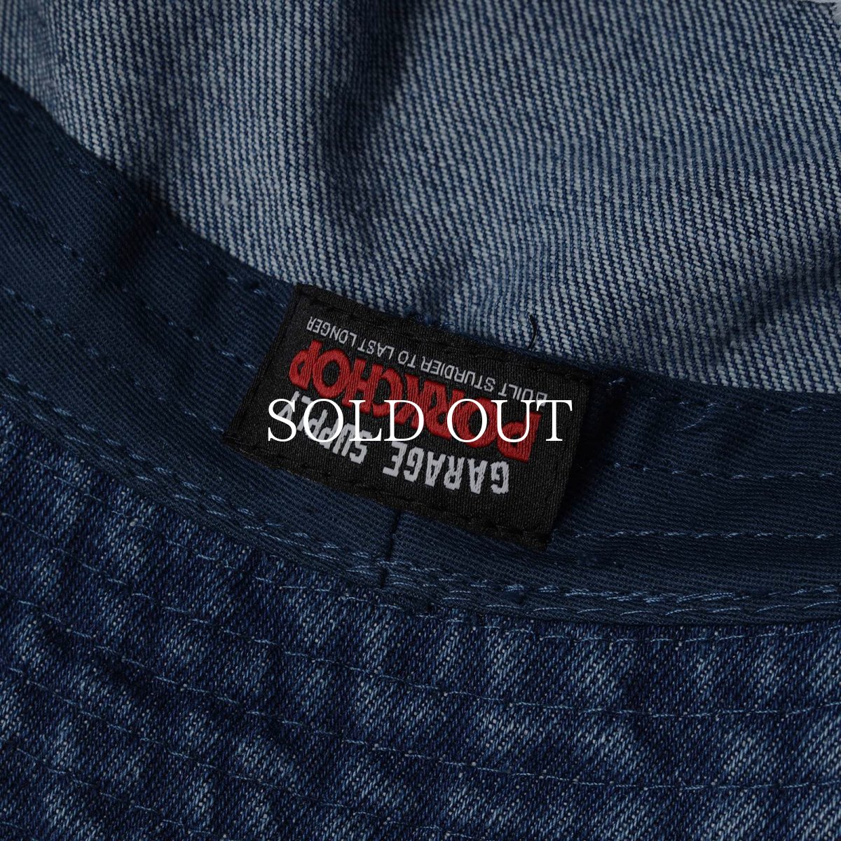 画像18: PORKCHOP GARAGE SUPPLY  P POWER DENIM BUCKET HAT (18)