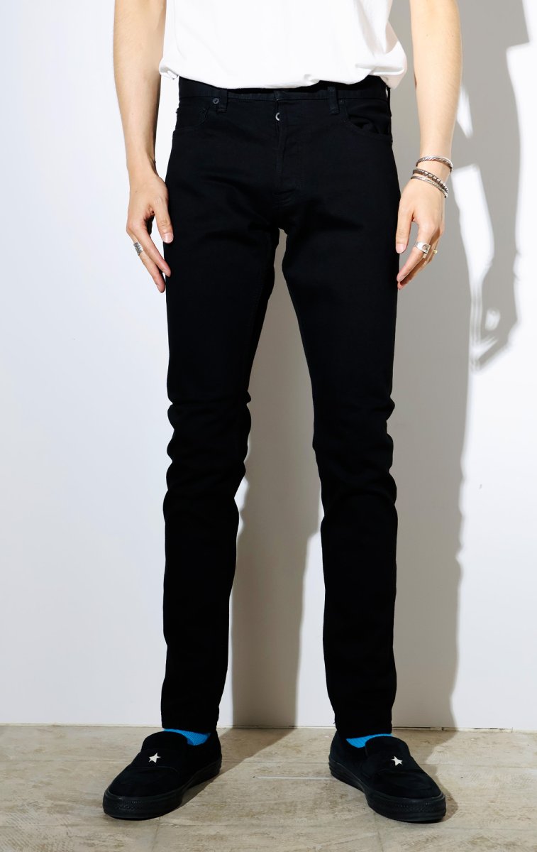 画像3: MINEDENIM  Black STR Denim S.Slim OWS  (3)