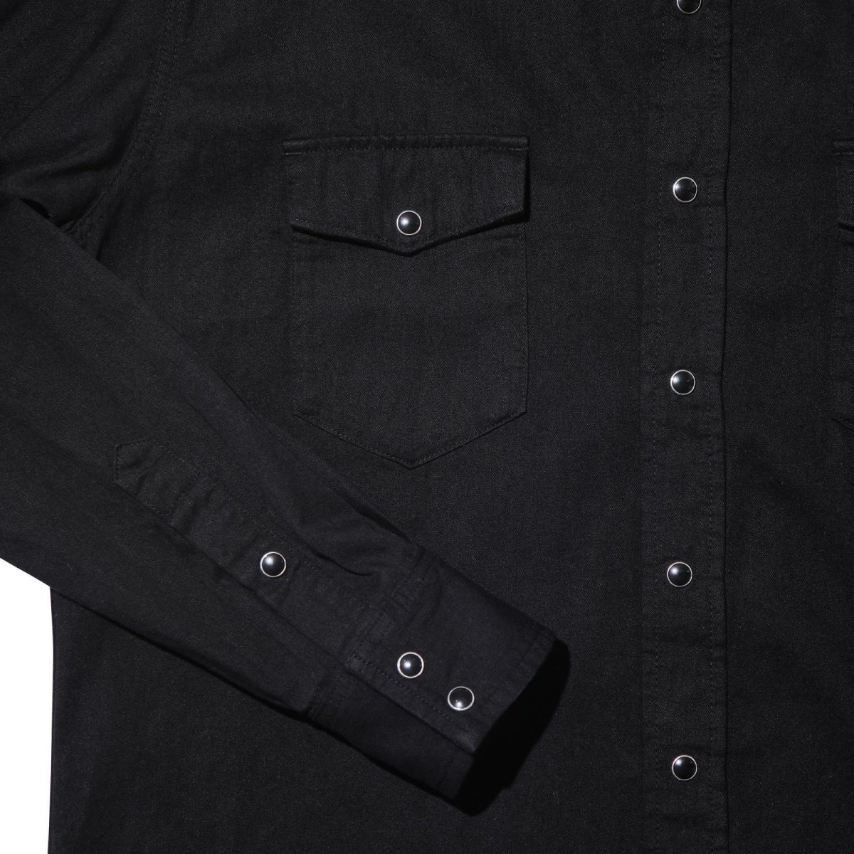 画像7: MINEDENIM  LO.Black Denim Western SH  (7)