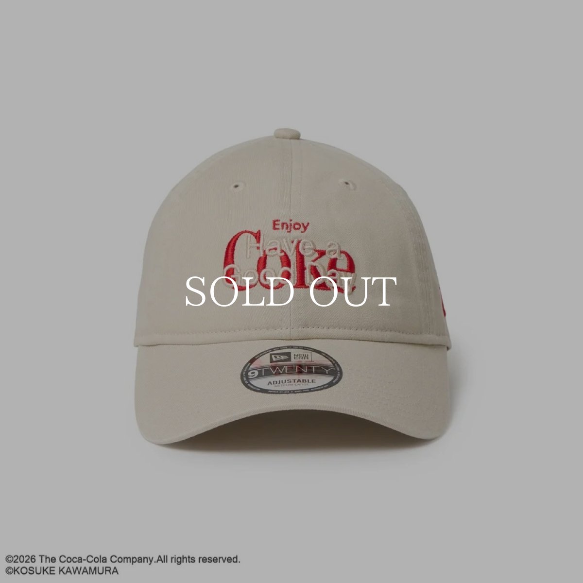 画像3: NEW ERA  9TWENTY Coca-Cola designed by Kosuke Kawamura コカ・コーラ クロームホワイト (3)