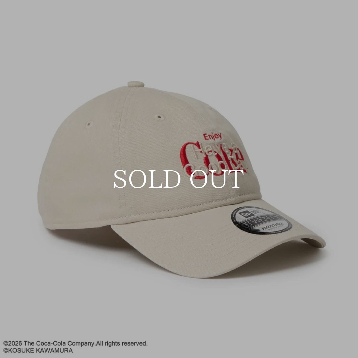 画像5: NEW ERA  9TWENTY Coca-Cola designed by Kosuke Kawamura コカ・コーラ クロームホワイト (5)