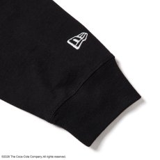 画像6: NEW ERA  長袖 ウォッシュド コットン Tシャツ Coca-Cola コカ・コーラ ブラック (6)