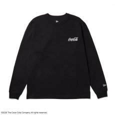 画像2: NEW ERA  長袖 ウォッシュド コットン Tシャツ Coca-Cola コカ・コーラ ブラック (2)
