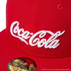画像8: NEW ERA  59FIFTY Coca-Cola コカ・コーラ スカーレット (8)