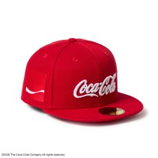 画像1: NEW ERA  59FIFTY Coca-Cola コカ・コーラ スカーレット (1)